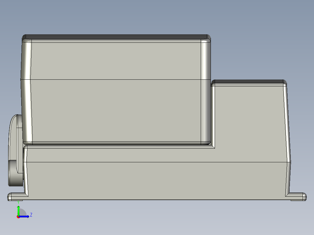 上银线性制动器STEP_LAK2B-2左视图