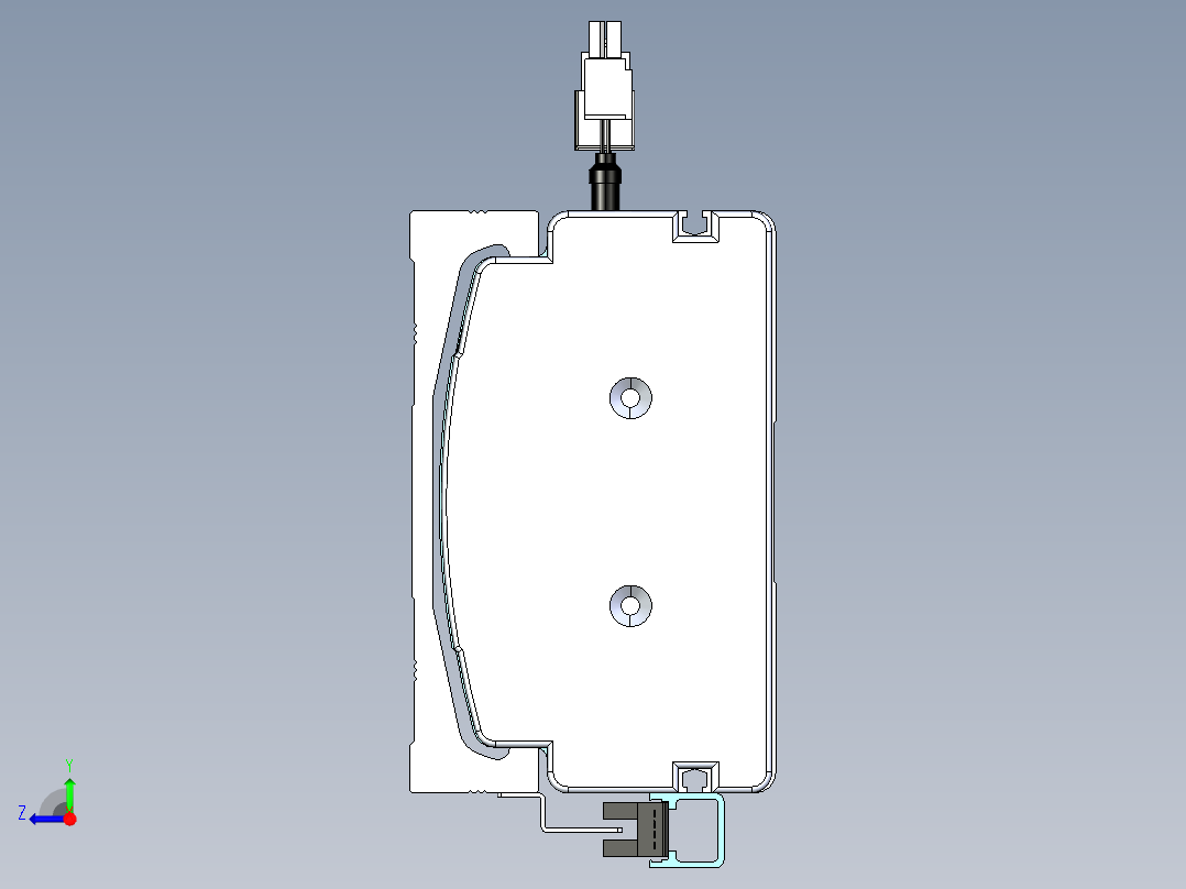 VF丝杆传动-一般环境VF14-Lxx-C-S1350-BC-ZP40-C3右视图