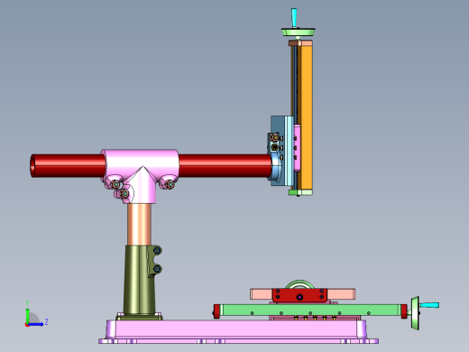 手摇平台测绘测量仪左视缩略图