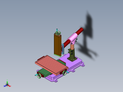 手摇平台测绘测量仪正等轴测缩略图