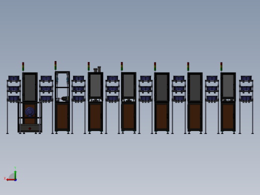 发电机装配线后视缩略图