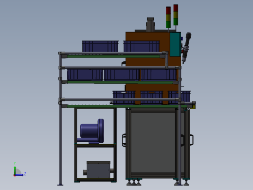 发电机装配线左视缩略图