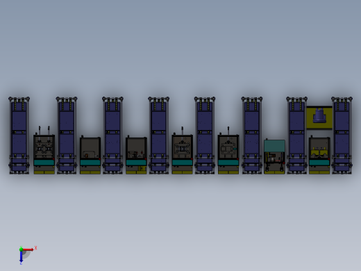 发电机装配线俯视缩略图