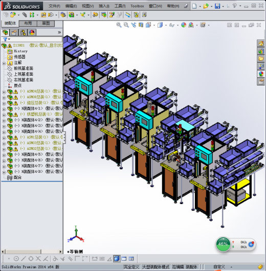 发电机装配线缩略图