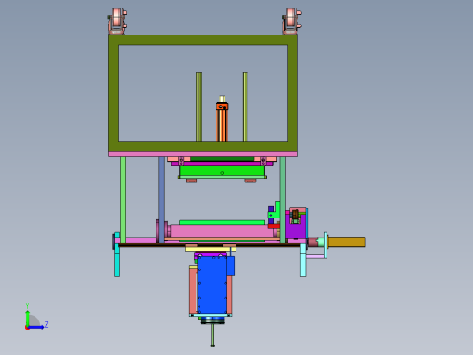 直线型白板聚氨酯打胶机左视缩略图
