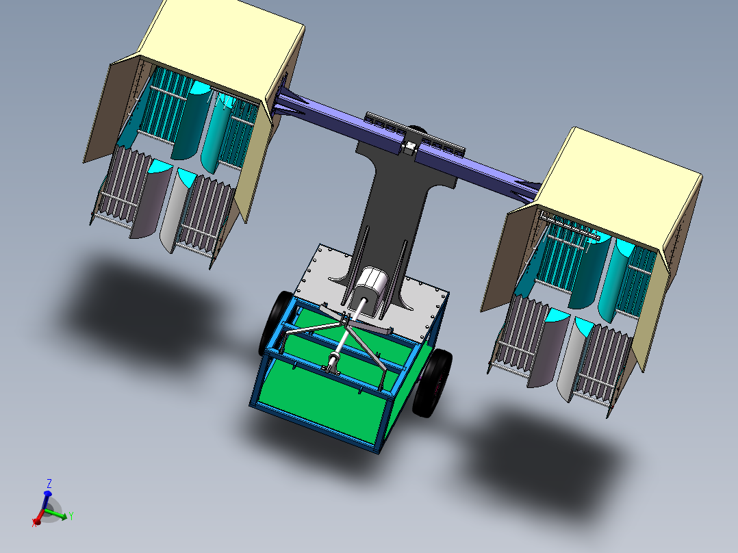 收割机带仿真视频sw18可编辑