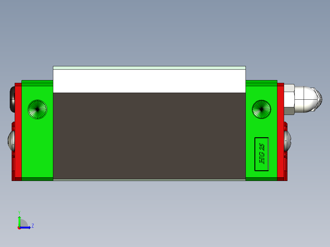 印刷电路板贴片组装生产工作站ug10左视图