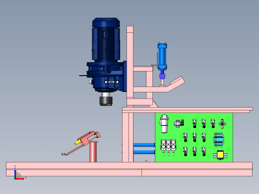 钢筋自动卷捆成型设备sw17可编辑前视缩略图