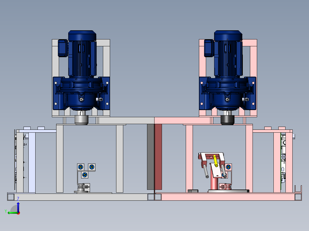 钢筋自动卷捆成型设备sw17可编辑左视图
