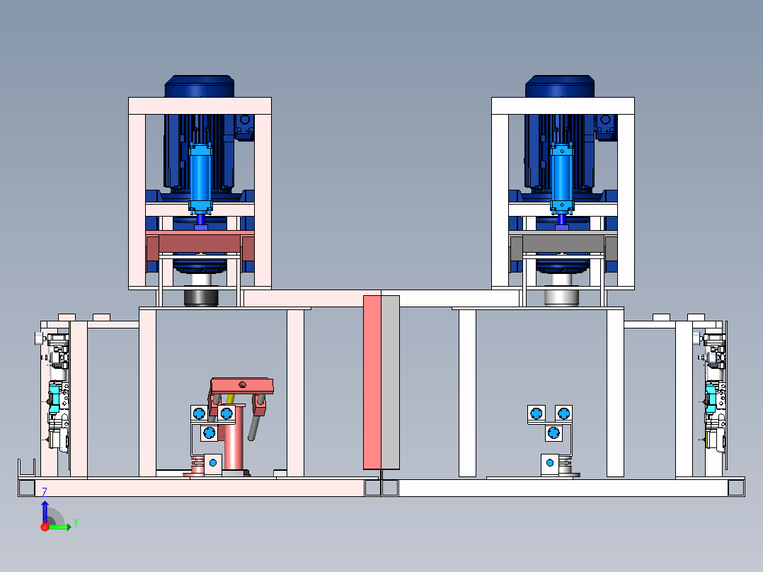 钢筋自动卷捆成型设备sw17可编辑右视图