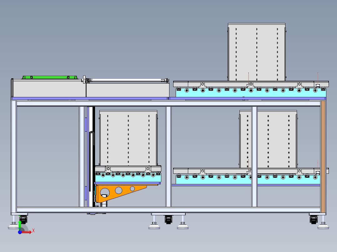 Tary盘供料设备sw21可编辑前视图