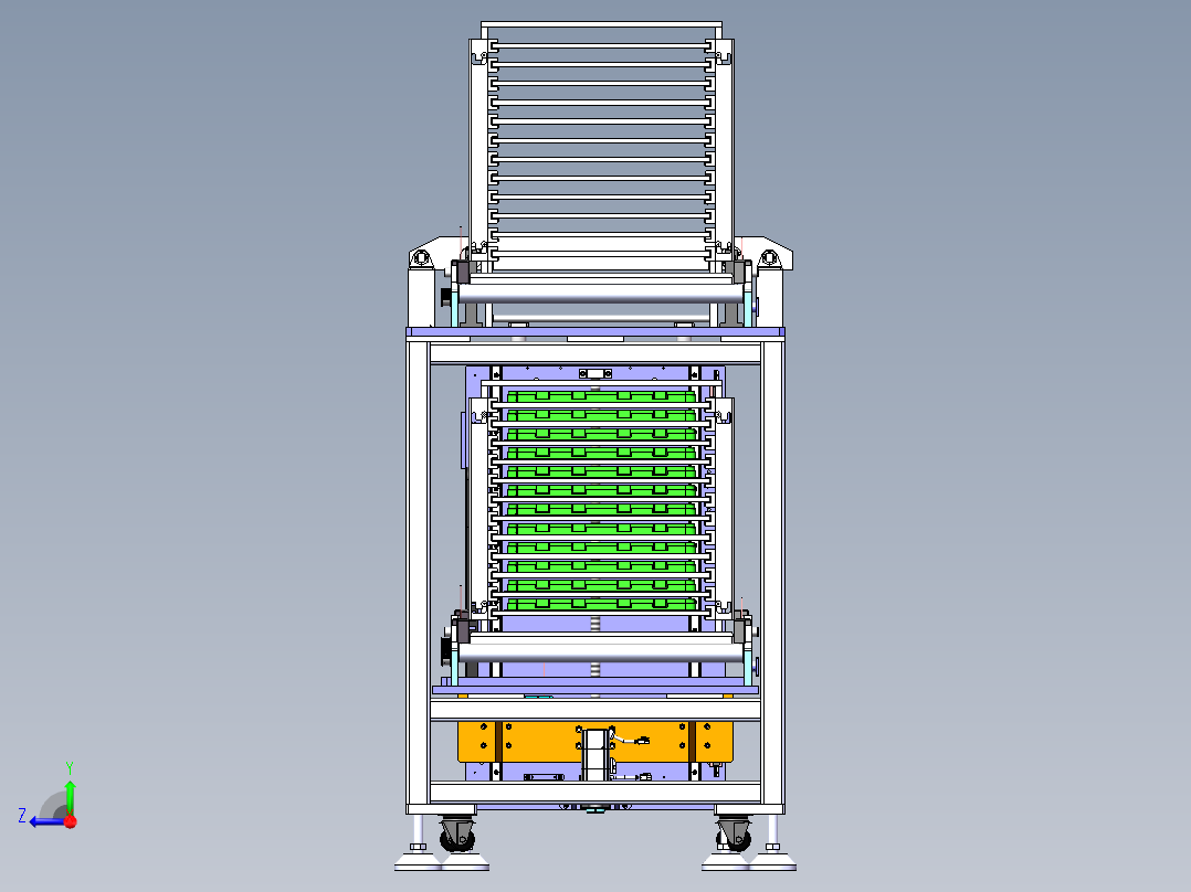 Tary盘供料设备sw21可编辑右视图