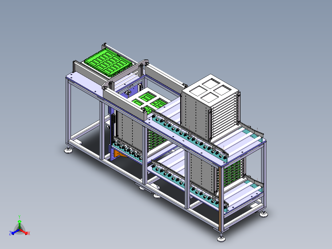 Tary盘供料设备sw21可编辑正等轴测图