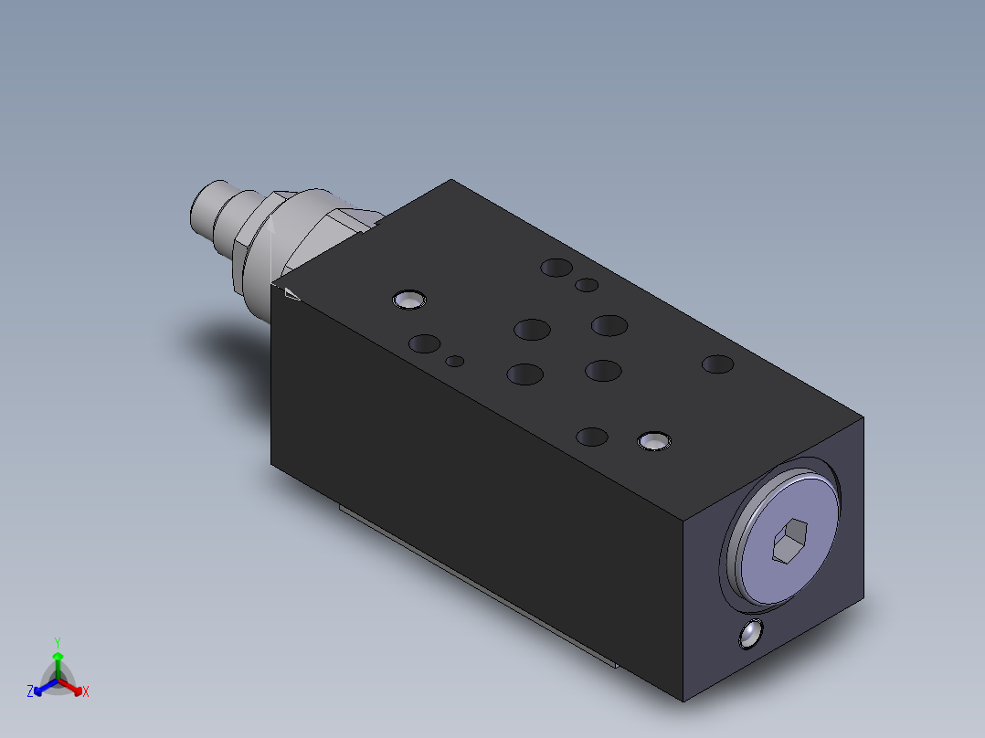 Continental Hydraulics-F03MSV_NDB液压元件正等轴测图