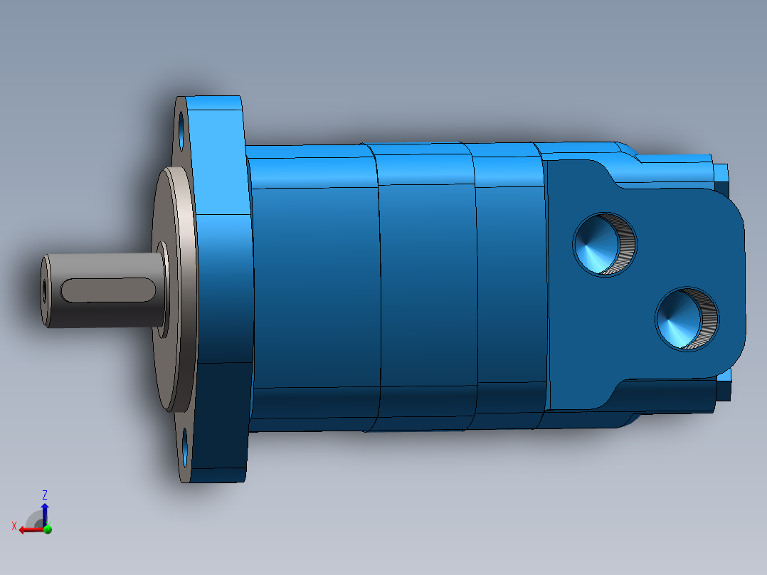 伊顿2K-80摆线液压马达平键标准轴