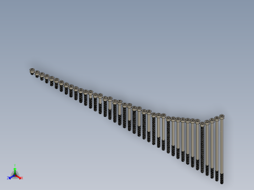 M5公制内六角螺钉汇总
