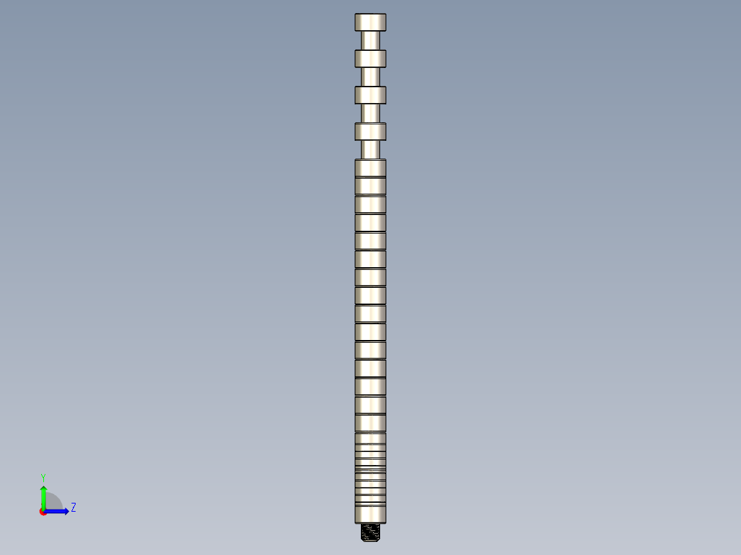 M5公制内六角螺钉汇总左视图