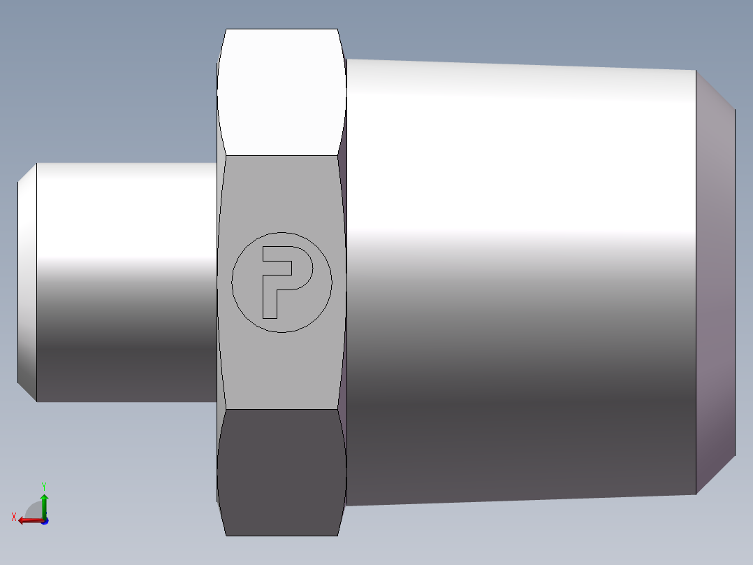 美制锥螺纹、1CN-12-08后视图