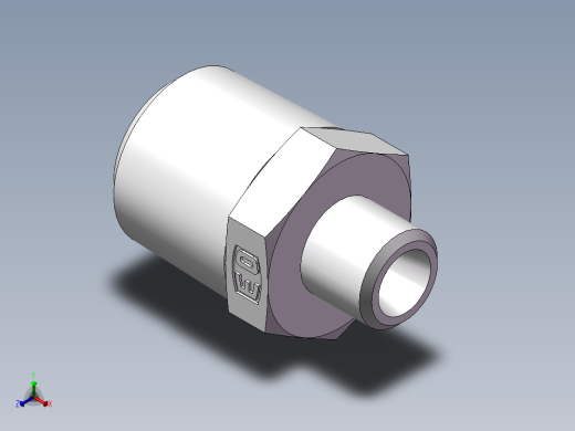 美制锥螺纹、1CN-12-08正等轴测缩略图