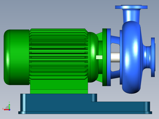 离心泵(卧)后视缩略图