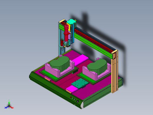 电机外壳密封涂胶装置