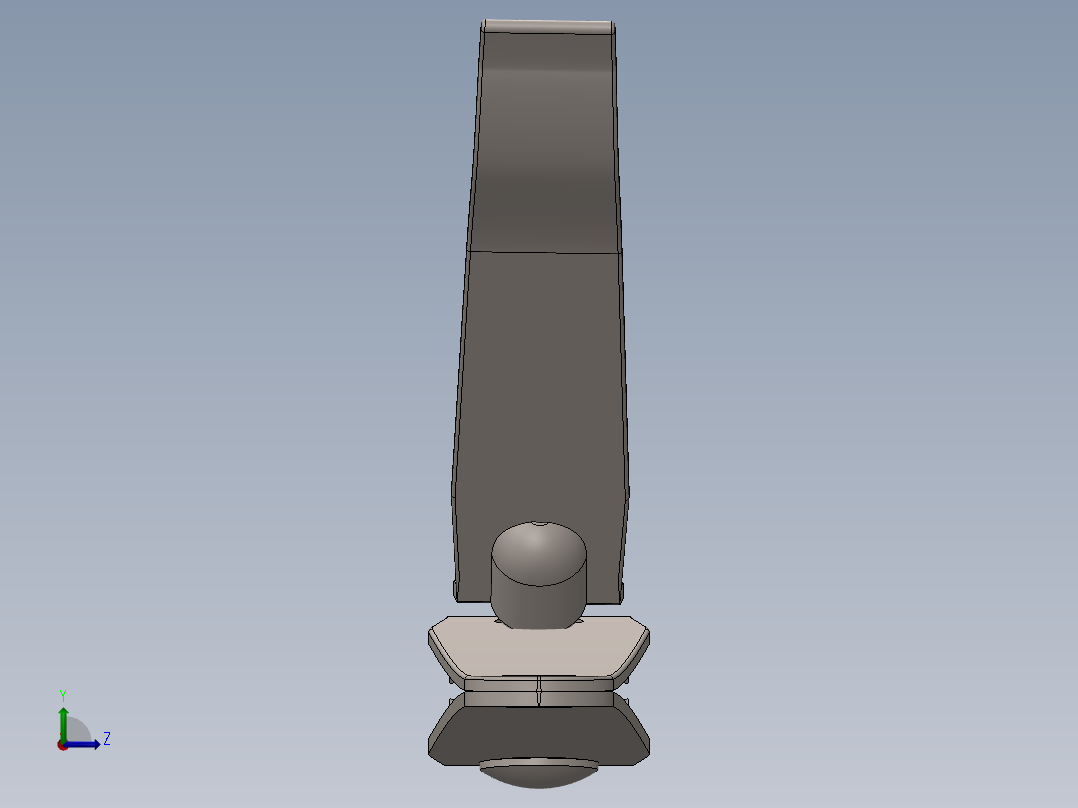 指甲刀、指甲剪左视图