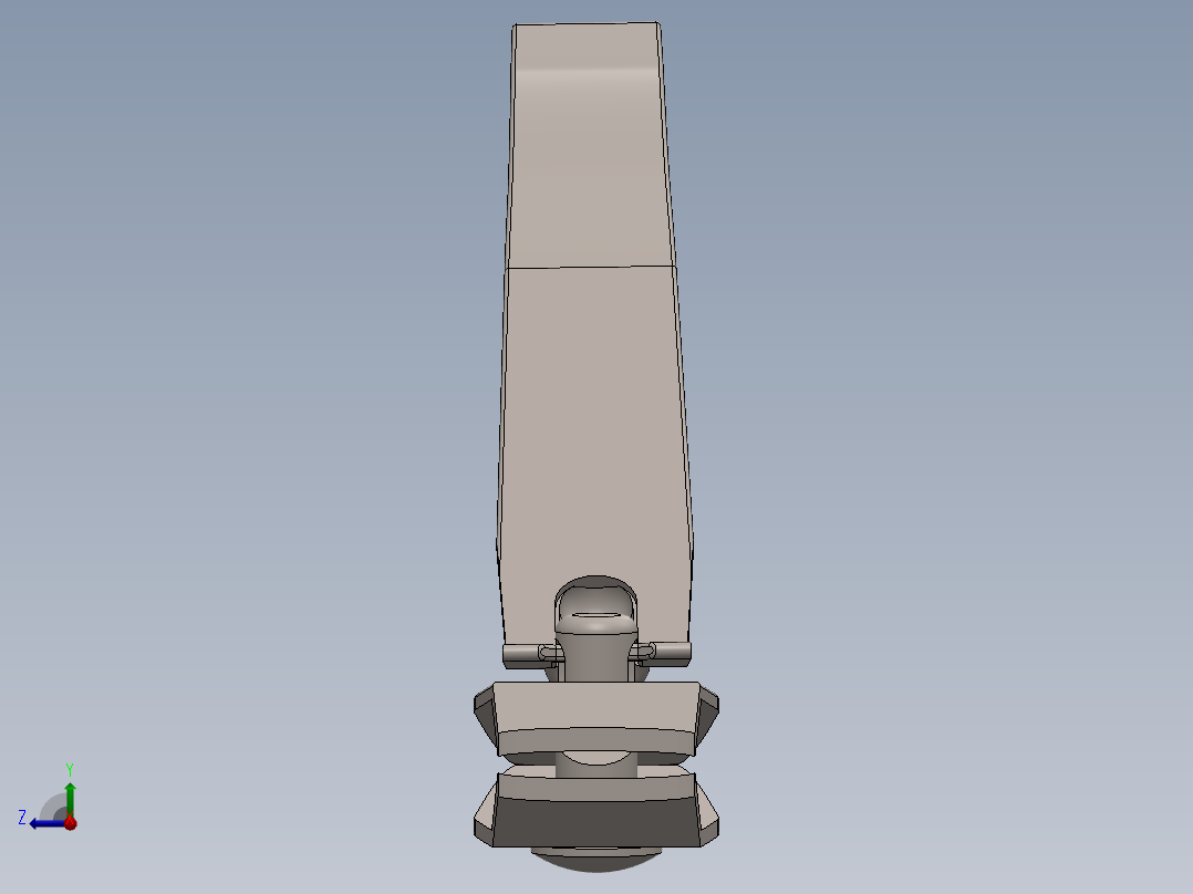 指甲刀、指甲剪右视图