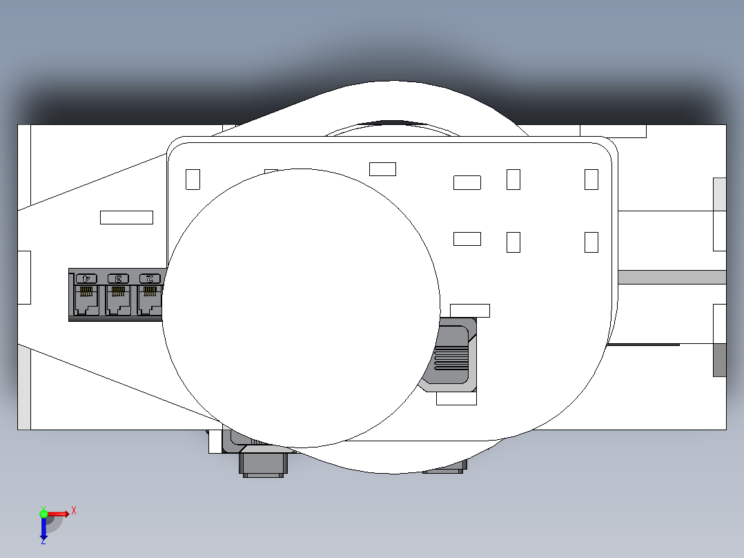 A3004290-大理石分拣器俯视图