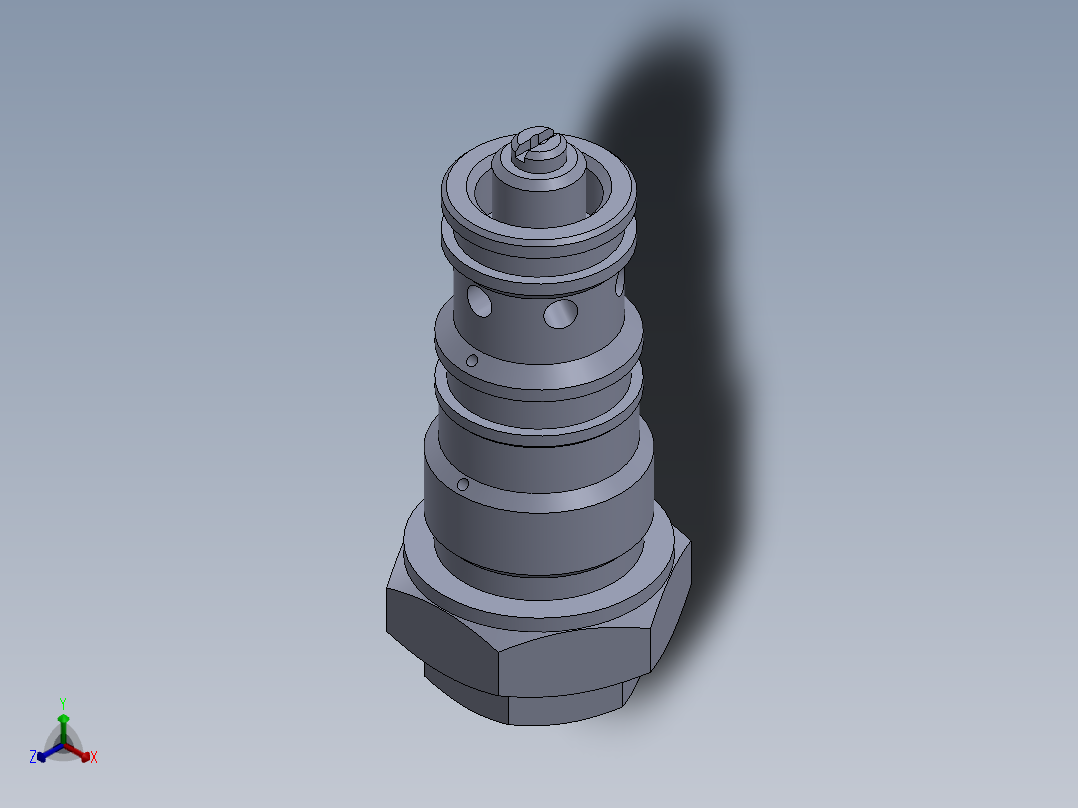 EATON（DANFOSS）止回阀（4ckd90）正等轴测图