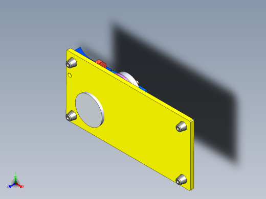 压盖检测机正等轴测缩略图