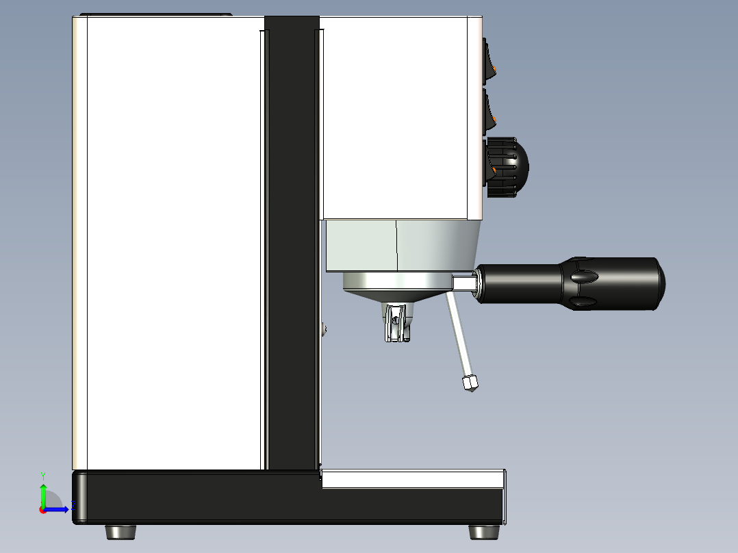 B3003815-Silvia 意式浓缩咖啡机左视图