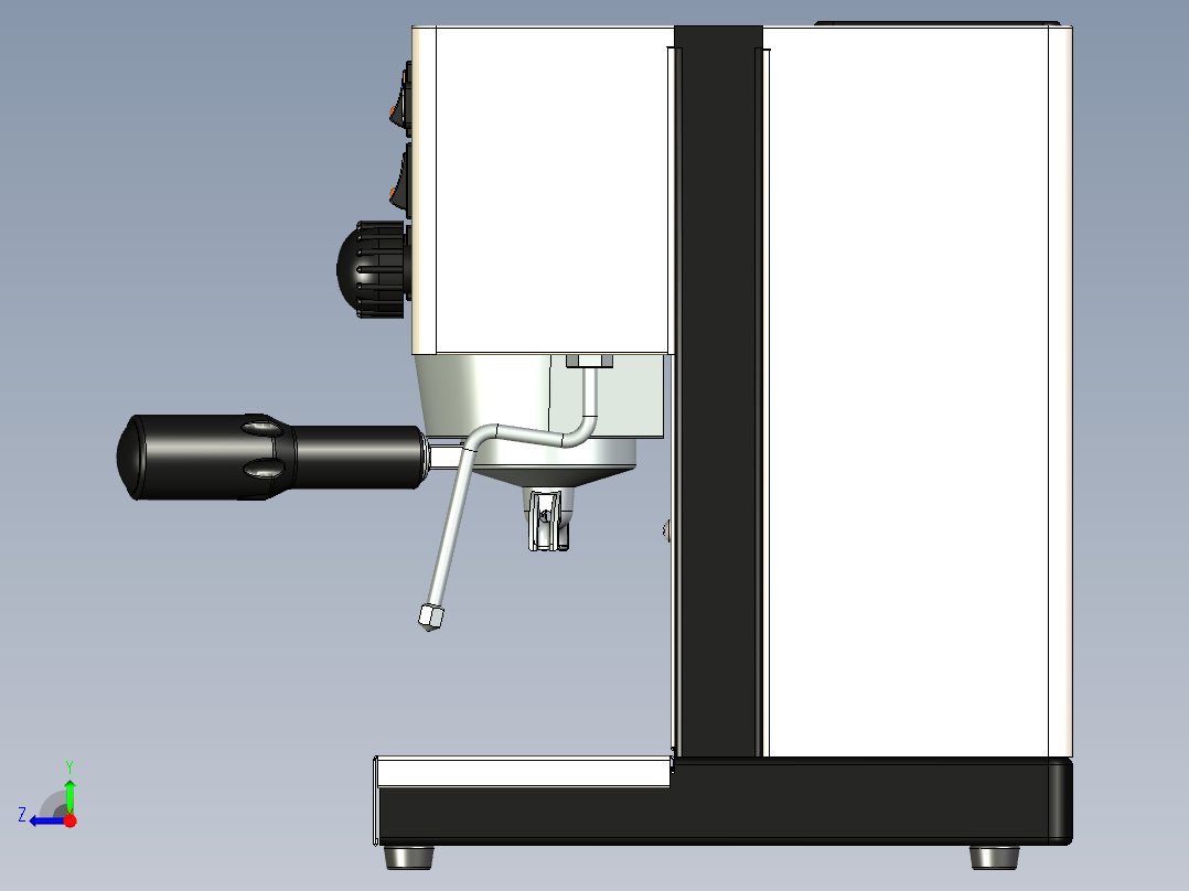 B3003815-Silvia 意式浓缩咖啡机右视图
