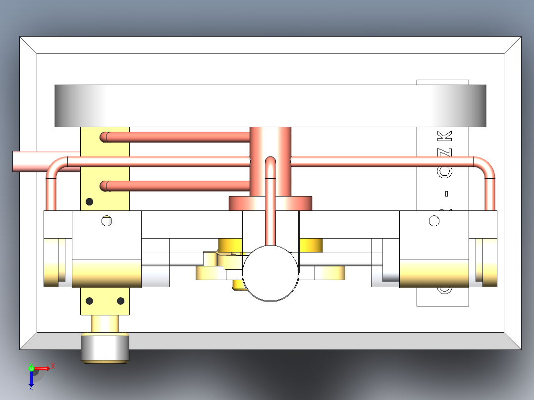 蒸汽机four-cylinder-steam-engine-2831-模型格式为 sw俯视图