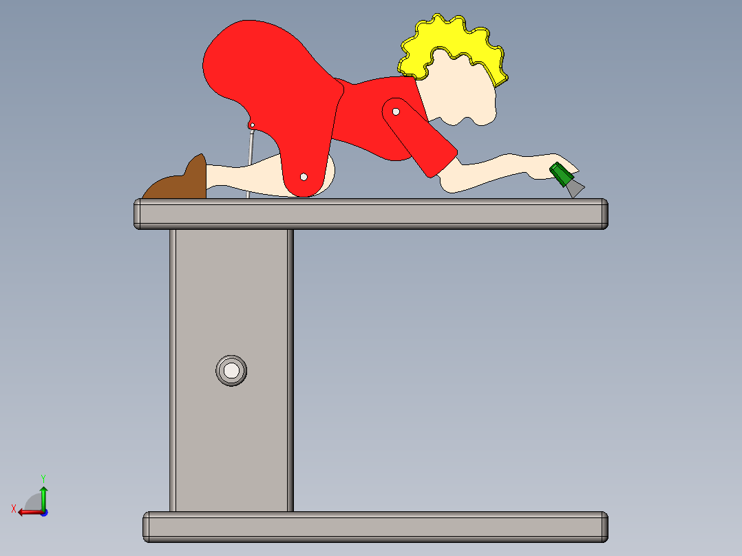 打扫卫生后视图