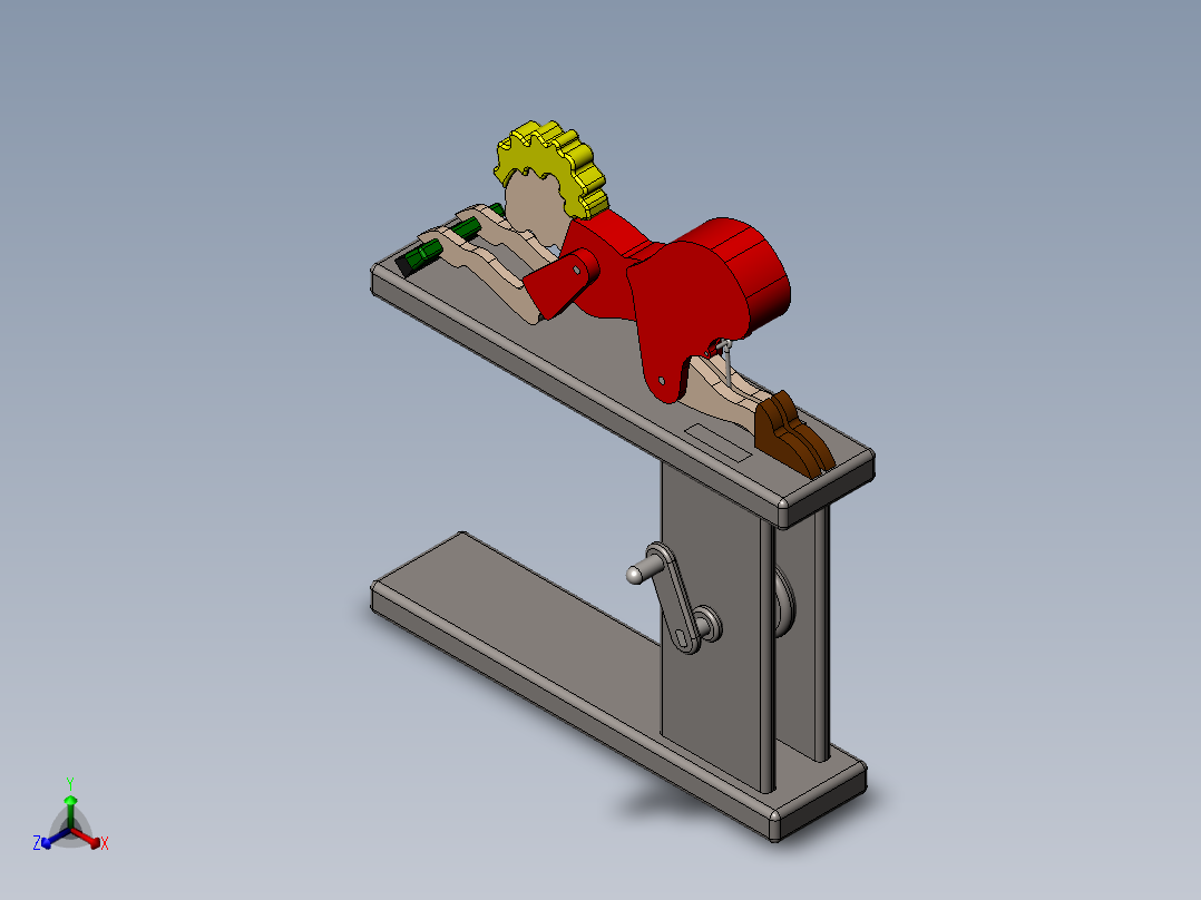 打扫卫生正等轴测图