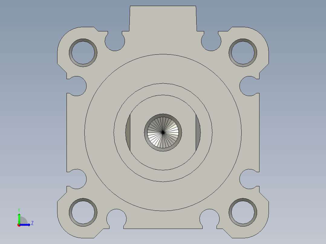 CDQ2A32-50DZ左视图