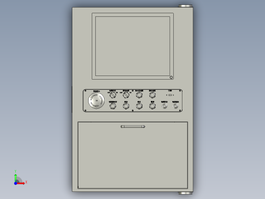 操作盒装配体前视缩略图