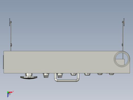 操作盒装配体俯视缩略图