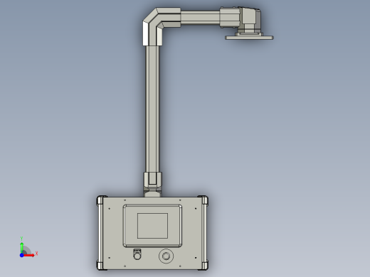 悬吊触摸屏前视缩略图