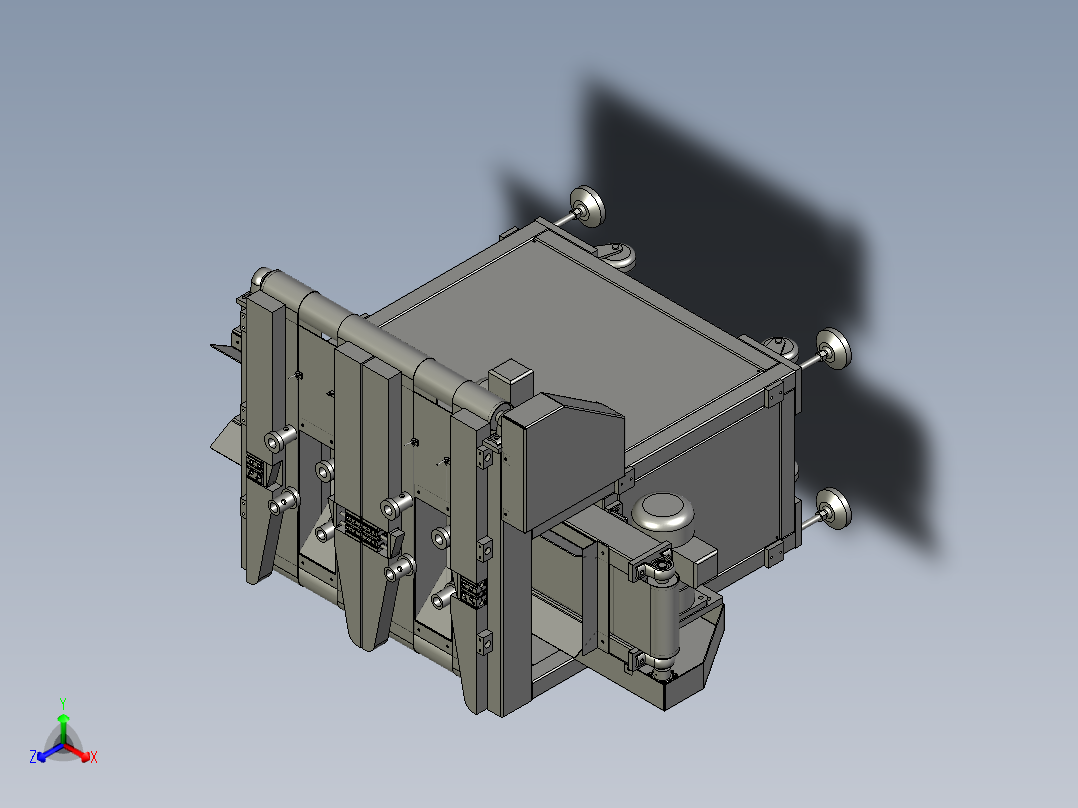 分料返料机主视图
