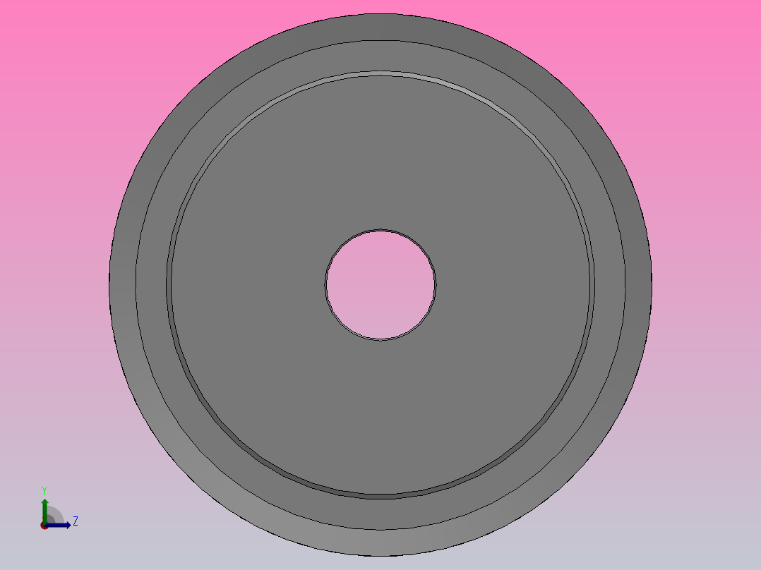 带顶丝圆孔标准型圆弧形齿同步带轮8YU型_S8YUHT-36-25-dt20-A左视图