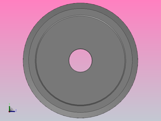 带顶丝圆孔标准型圆弧形齿同步带轮8YU型_S8YUHT-36-25-dt20-A左视缩略图