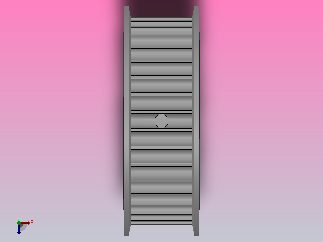 带顶丝圆孔标准型圆弧形齿同步带轮8YU型_S8YUHT-36-25-dt20-A俯视图