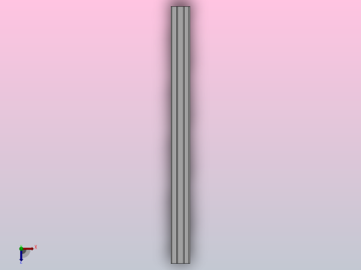 门系列铝型材_AA15-1515-2-200俯视缩略图