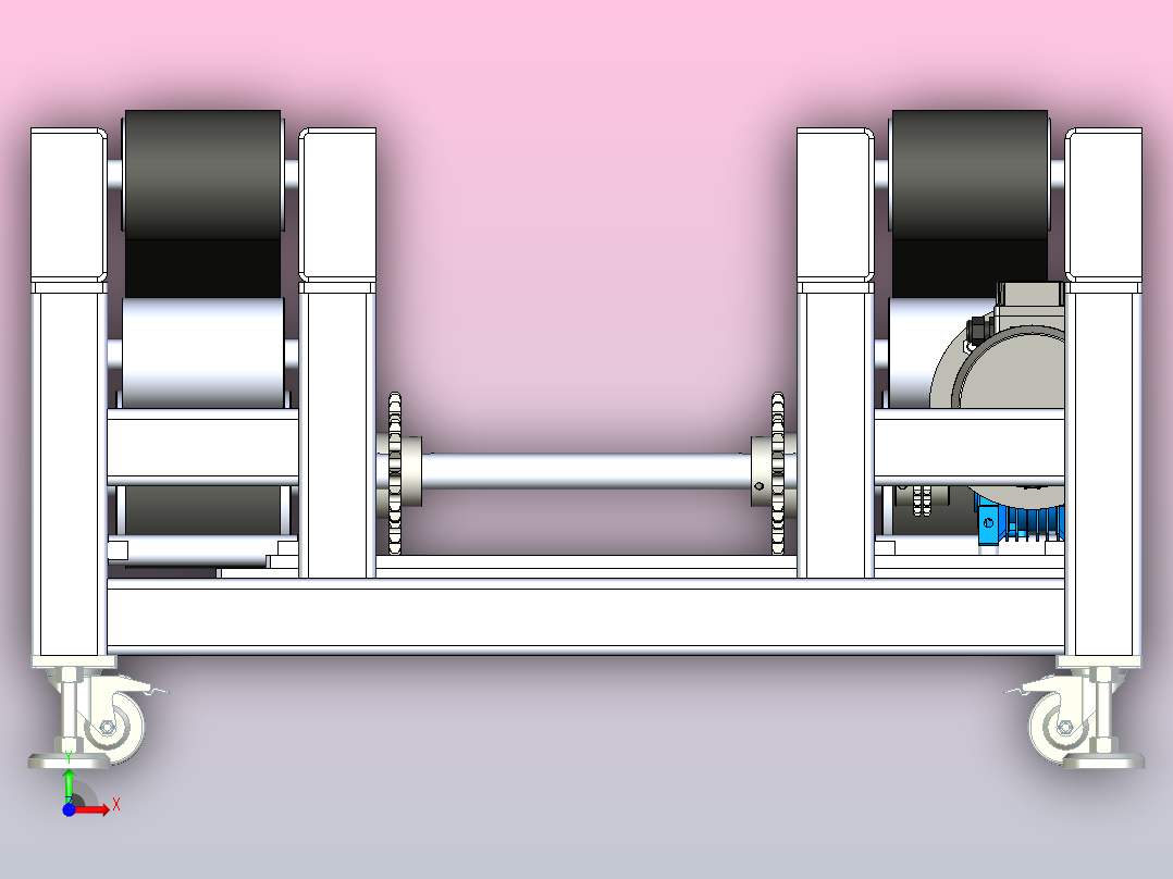 双轨输送机2前视图