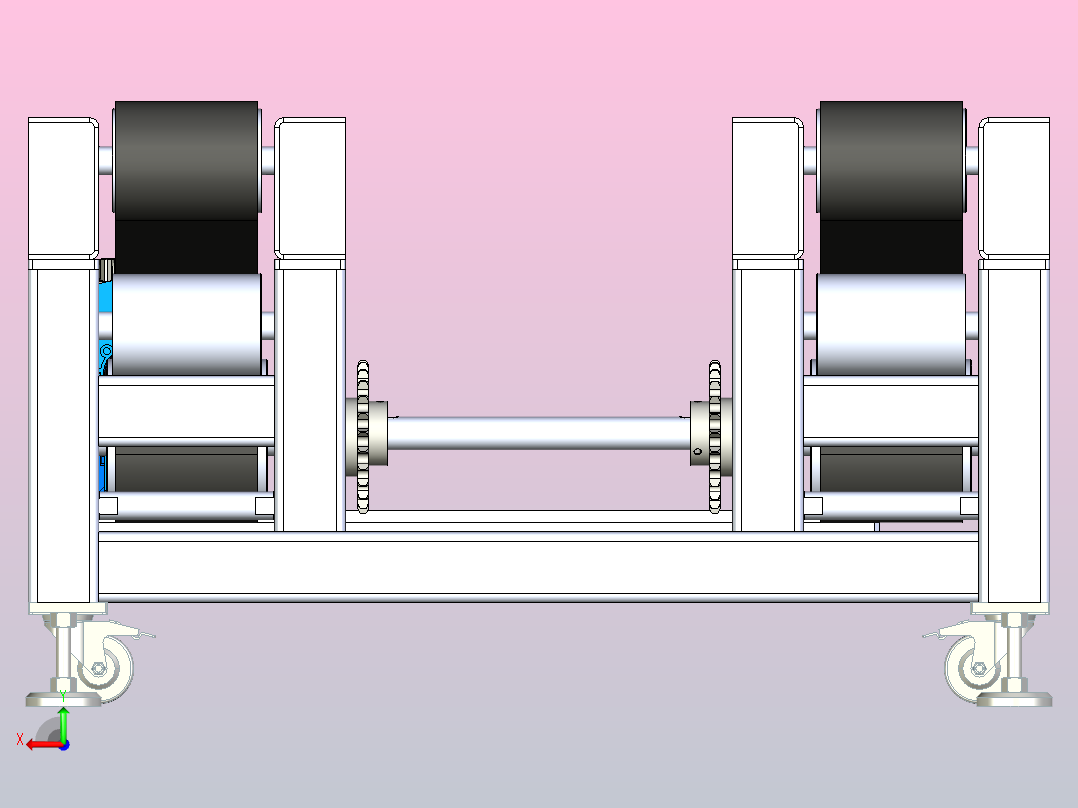 双轨输送机2后视图