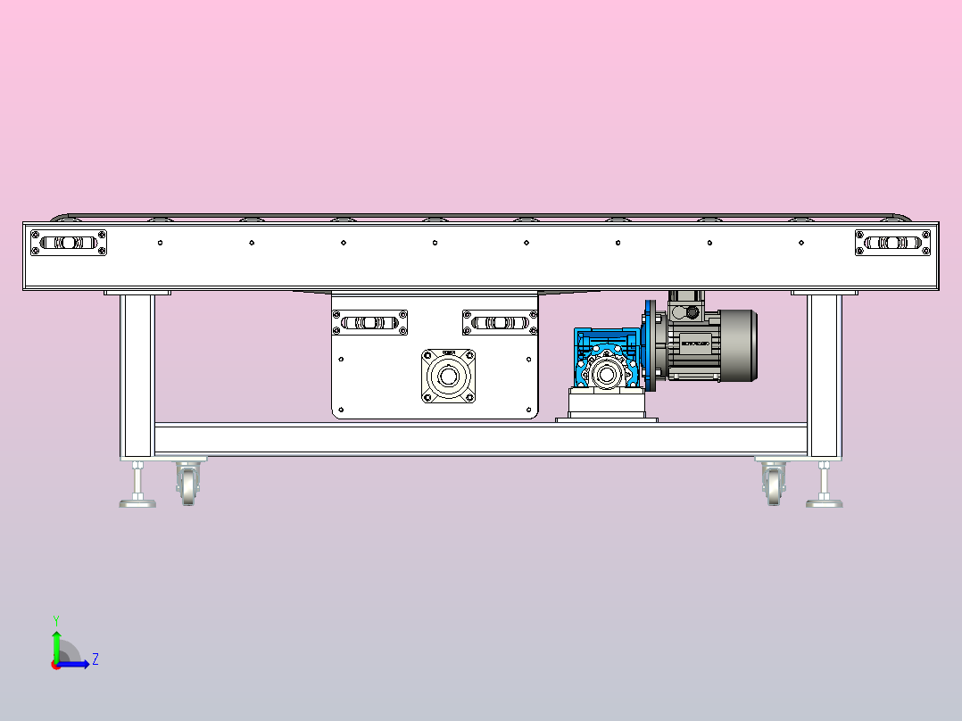 双轨输送机2左视图
