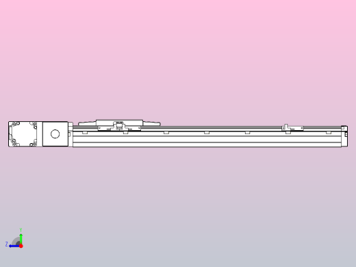 机器人皮带驱动直线轴TPA-GCB-120-P70-L400-QL-M20-N3右视缩略图