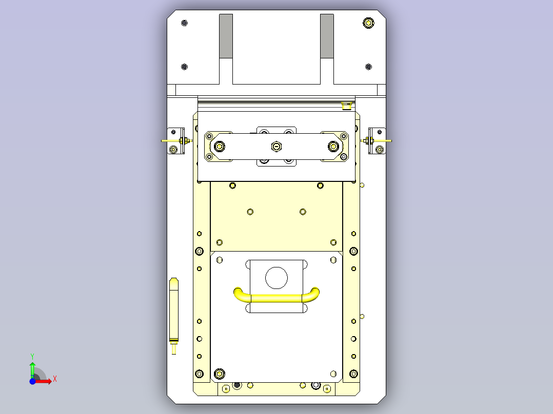 一种简易压入装置前视图