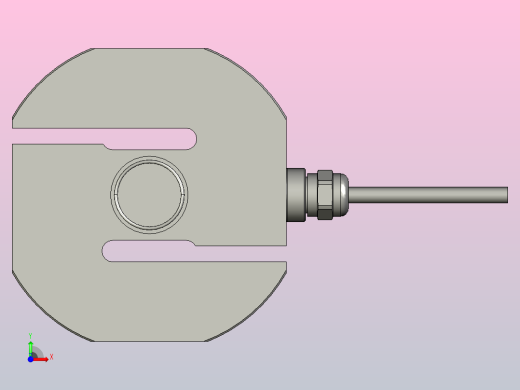 IP68防水不锈钢S型称重传感器500kg 1t，带M12螺纹孔前视缩略图